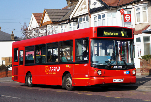 Route W11, Arriva London, ADL72, W472XKX, Chingford