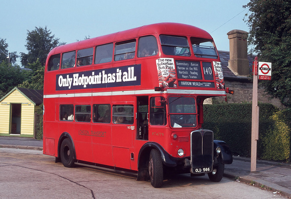 Route 140, London Transport, RT4779, OLD566