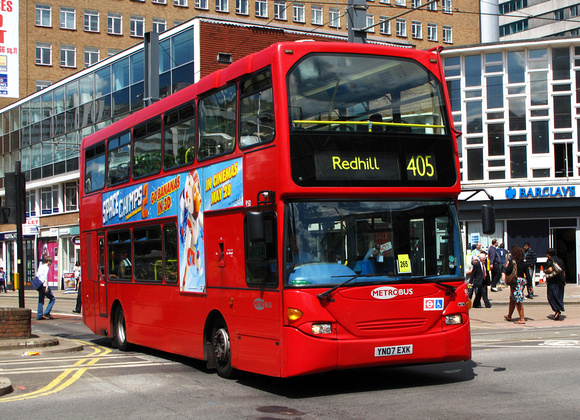 Route 405, Metrobus 950, YN07EXK, Croydon