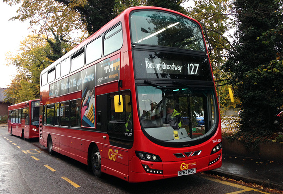 Route 127, Go Ahead London, WVL509, BF63HDE, Purley