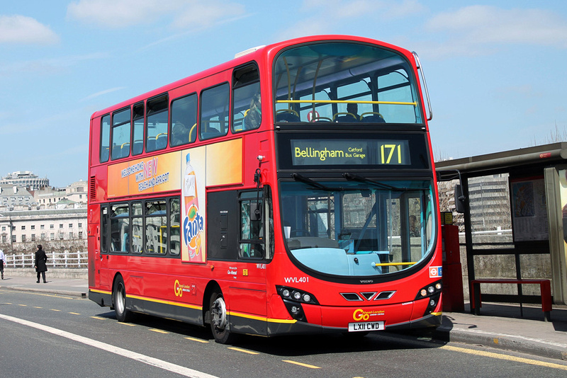 London Bus Routes | Route 171: Bellingham, Catford Bus Garage ...