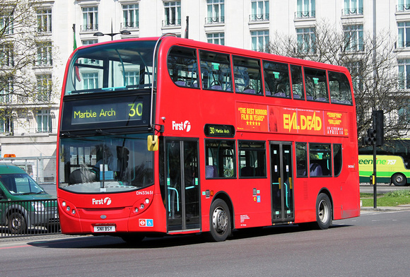 Route 30, First London, DN33651, SN11BSY, Marble Arch