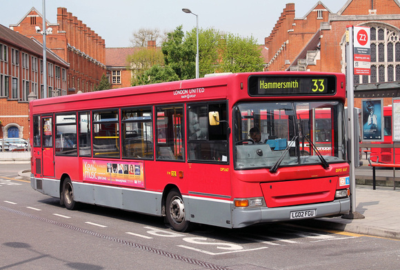 Route 33, London United RATP, DPS667, LG02FGU, Hammersmith