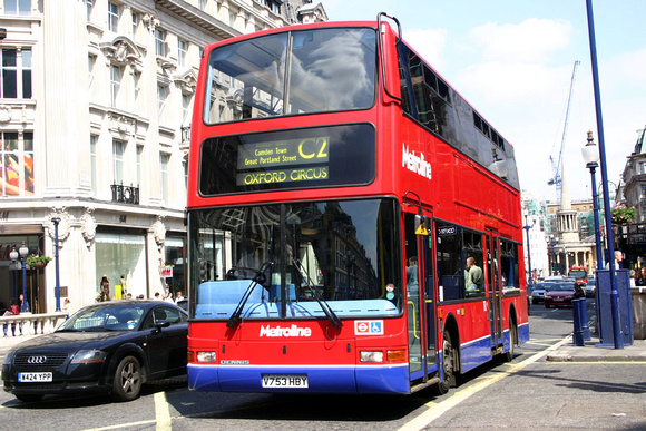 Route C2, Metroline, TP53, V753HBY, Oxford Circus