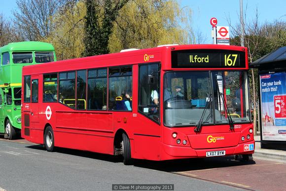 Route 167, Go Ahead London, ED21, LX07BYM, Loughton
