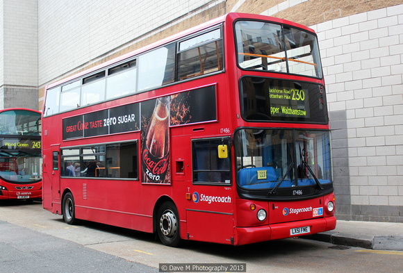 Route 230, Stagecoach London 17486, LX51FME, Wood Green