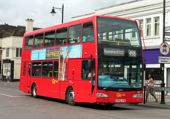 Route 498, Go Ahead London 894, PO59KFW, Romford Station
