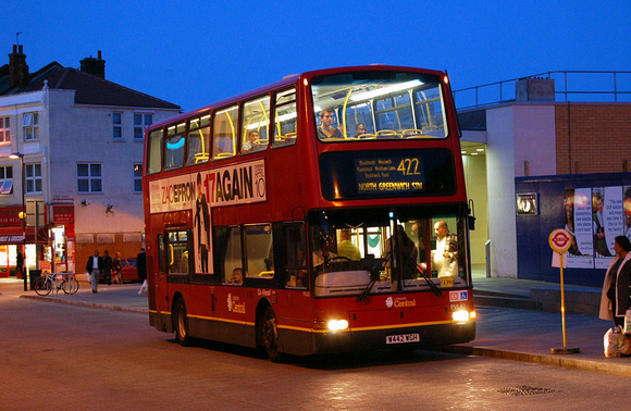 Route 422, London Central, PVL42, W442WGH, Woolwich