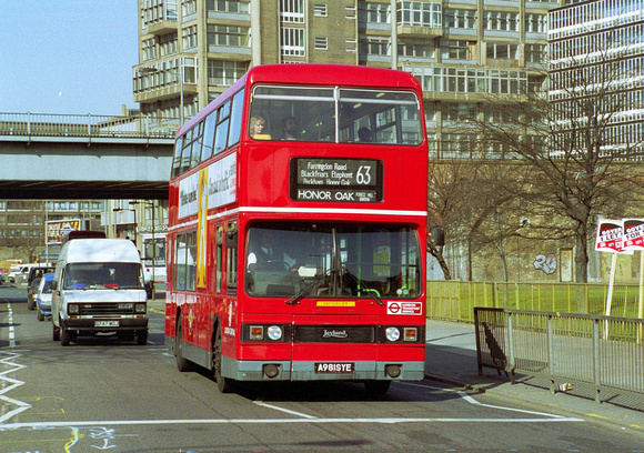 Route 63, London Central, T981, A981SYE, Old Kent Road