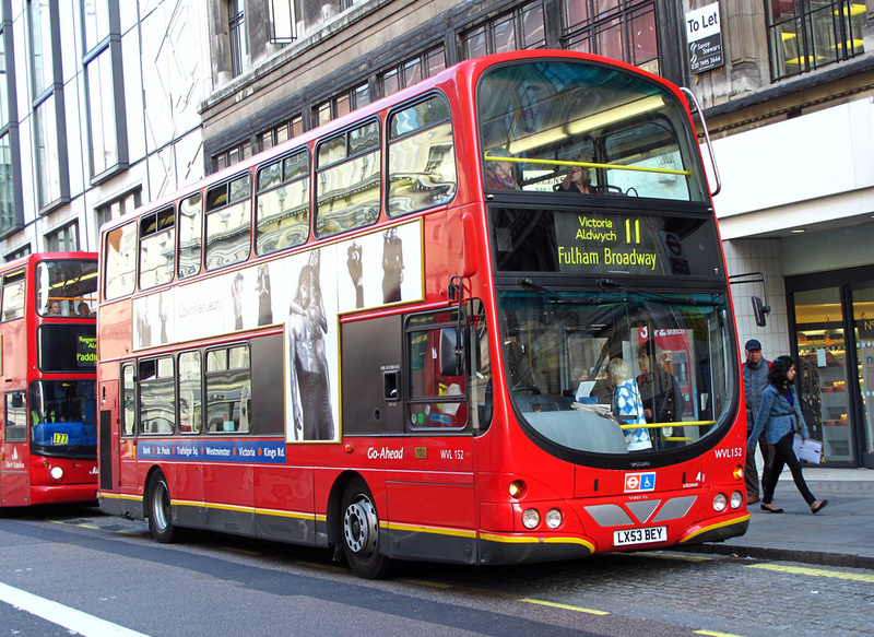 London Bus Routes | Route 11: Fulham Broadway - Waterloo | Route 11 ...