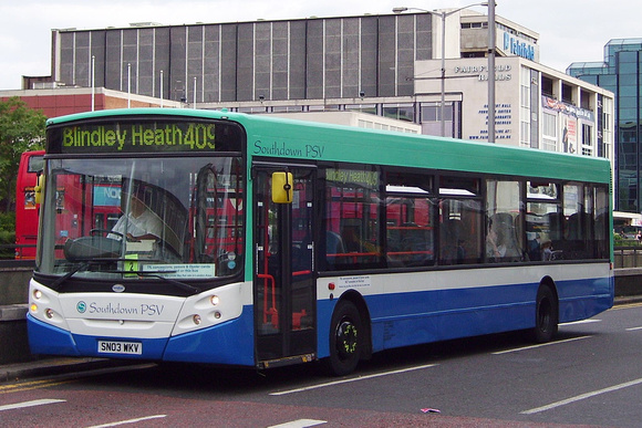 Route 409, Southdown PSV, SN03WKV, Croydon