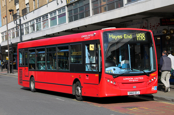 Route H98, London United RATP, DLE23, SN60ECJ, Hounslow
