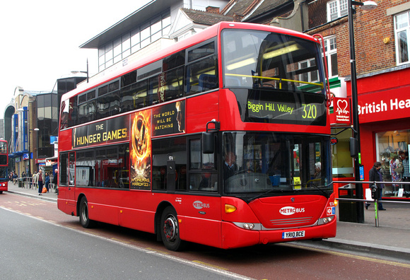 Route 320, Metrobus 974, YR10BCE, Bromley