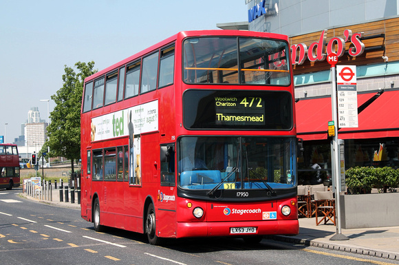 Route 472, Stagecoach London 17950, LX53JYO, North Greenwich
