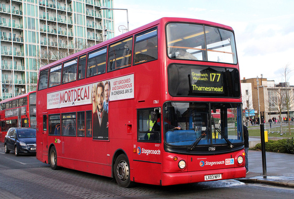 Route 177, Stagecoach London 17861, LX03NFF, Woolwich
