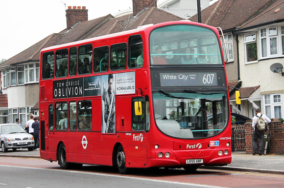Route 607, First London, VNW32668, LK55ABF, Ealing Hospital