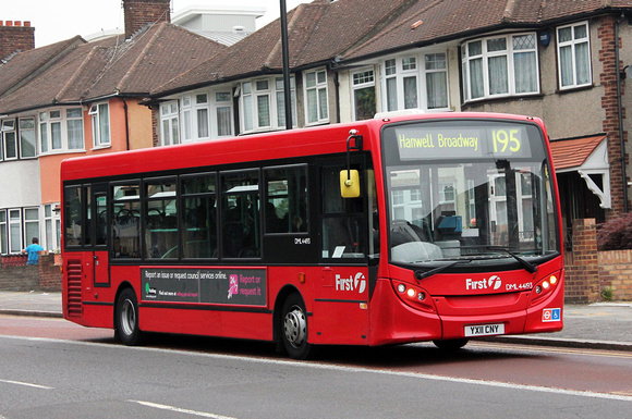 Route 195, First London, DML44193, YX11CNY, Ealing Hospital