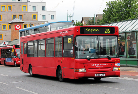 Route 216, London United RATP, DPS690, SN03LFF, Kingston