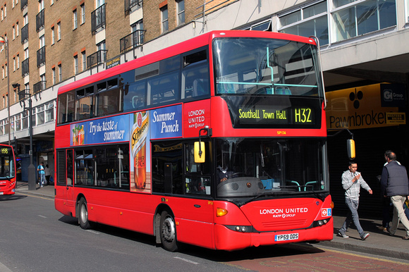 Route H32, London United RATP, SP136, YP59ODS, Hounslow
