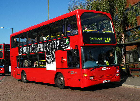 Route 261, Metrobus 461, YN03DFJ, Bromley