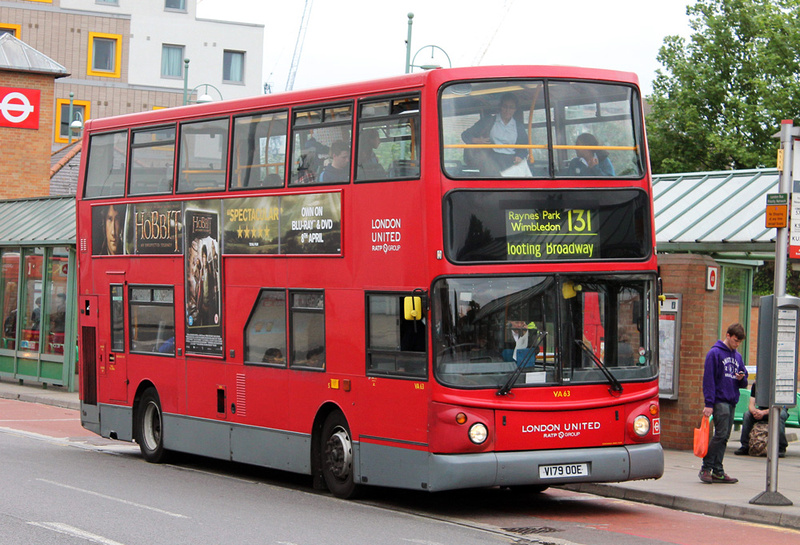 London Bus Routes | Route 131: Kingston - Tooting Broadway | Route 131 ...