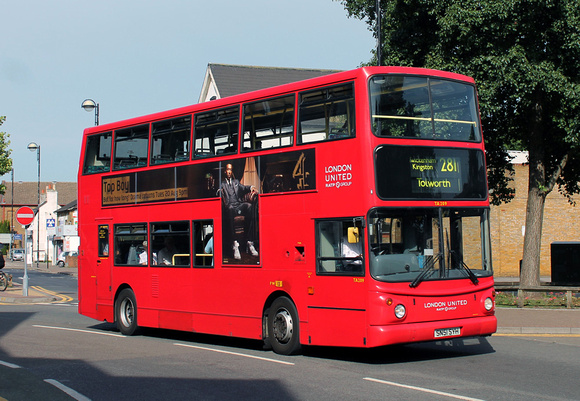 Route 281, London United RATP, TA209, SN51SYH, Hounslow