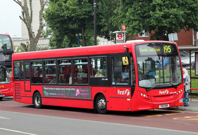 London Bus Routes | Route 195: Brentford, County Court - TF Charville ...