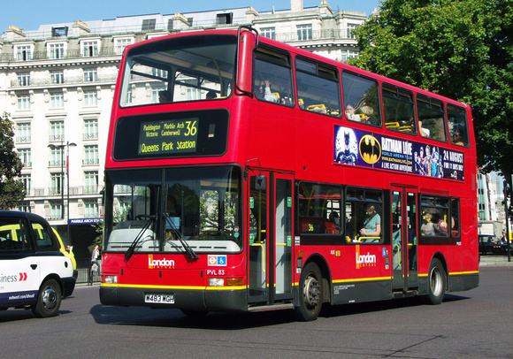 Route 36, London Central, PVL83, W483WGH, Marble Arch