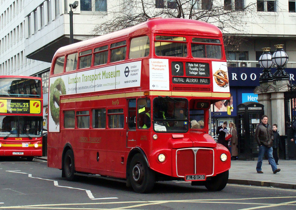 Route 9, First London, RM1913, ALD913B, Charing Cross