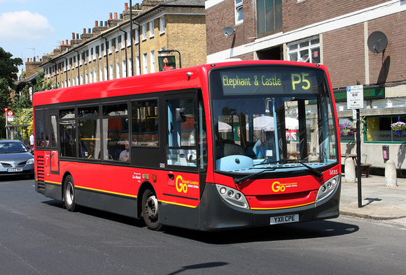 Route P5, Go Ahead London, SE85, YX11CPE, Stockwell Garage