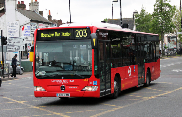 Route 203, London United RATP, MCL1, BD11LWN, Hounslow