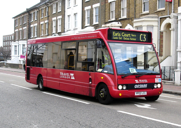 Route C3, Travel London, S250, YP02LCC, Clapham Junction