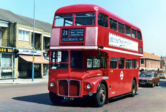 Route 21, London Transport, RM501, WLT501, Sidcup