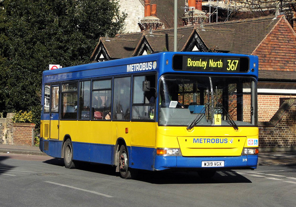 Route 367, Metrobus 319, W319VGX, Beckenham