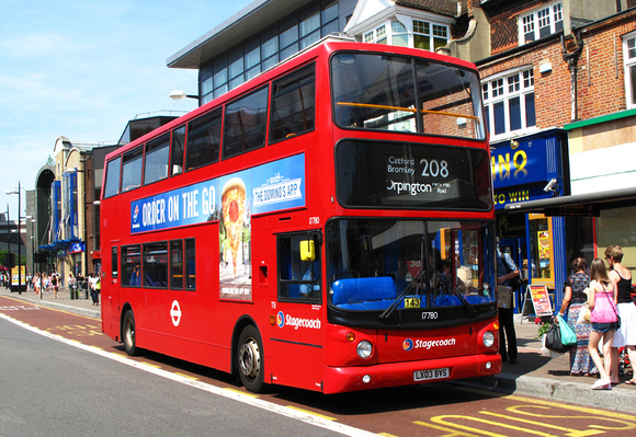 Route 208, Stagecoach London 17780, LX03BVS, Bromley