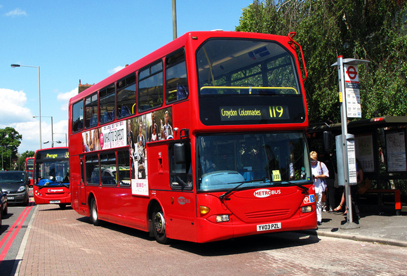 Route 119, Metrobus 441, YV03PZL, Bromley