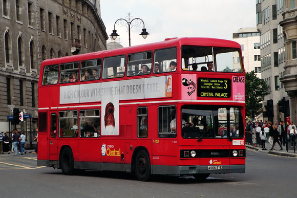 Route 3, London Central, T966, A966SYE, Trafalgar Square