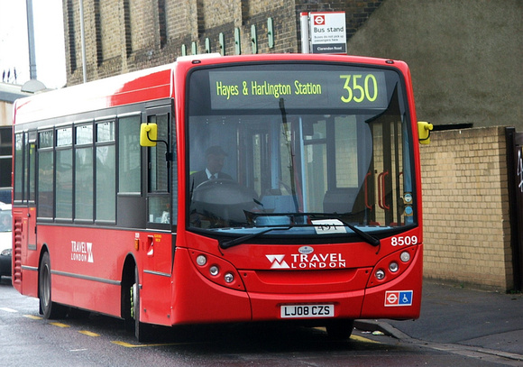 Route 350, Travel London 8509, LJ08CZS, Hayes & Harlington