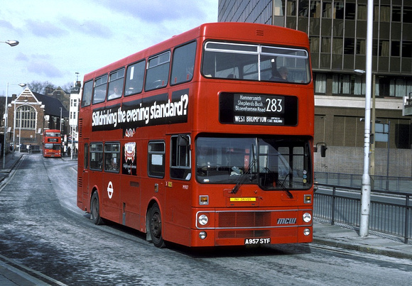 Route 283, London Transport, M957, A957SYF