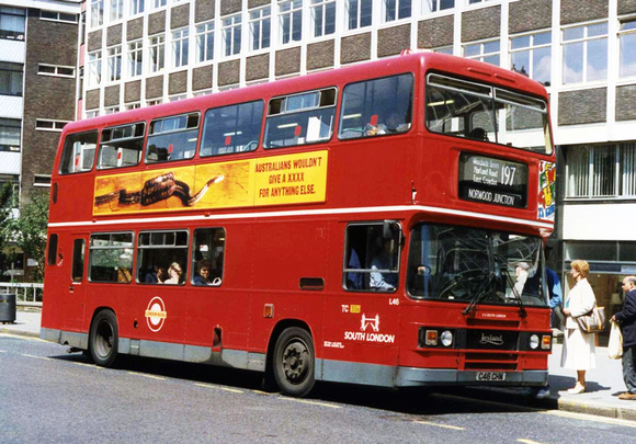Route 197, South London Buses, L46, C46CHM, Croydon