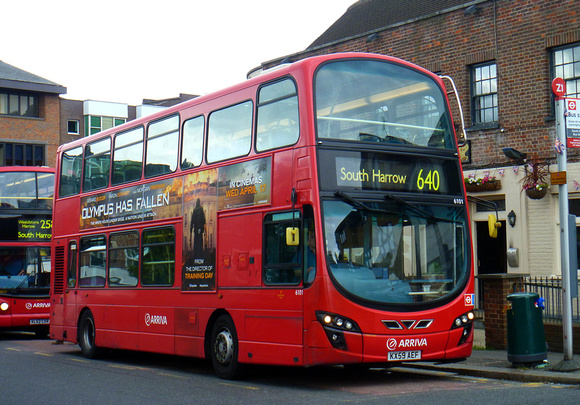 Route 640, Arriva The Shires 6101, KX59AEF, South Harrow Stn