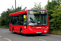 Route E5, First London, DML44408, YX09FMK, Southall