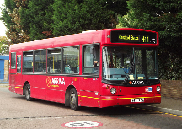Route 444, Arriva London, ADL76, W476XKX, Chingford Station