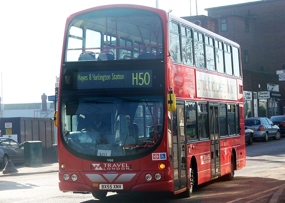 Route H50, Travel London, V66, BX55XNV, Hayes