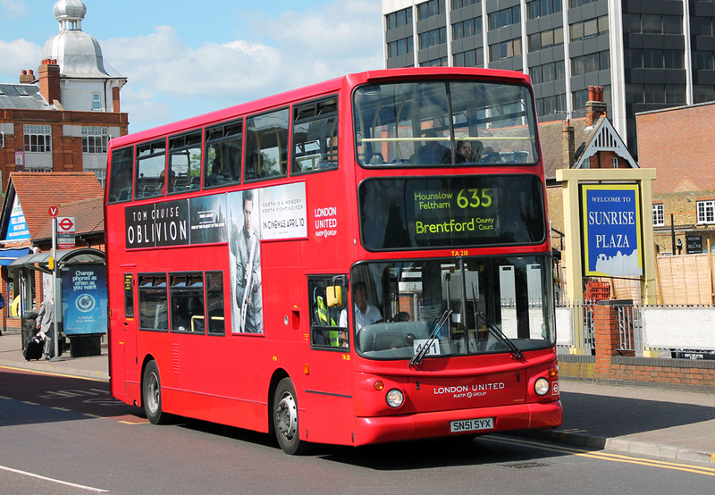 London Bus Routes | Route 635: Hounslow, Bus Station - St. Paul's School