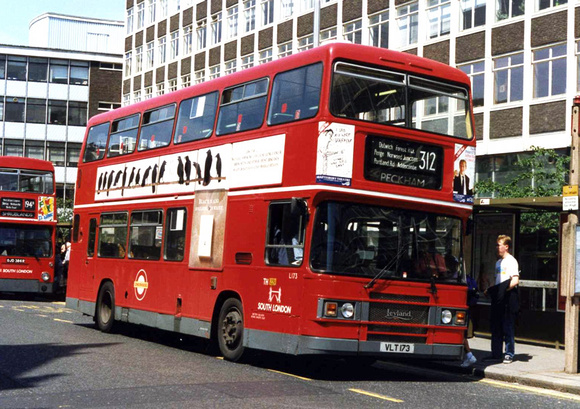 Route 312, South London Buses L173, VLT173, Croydon