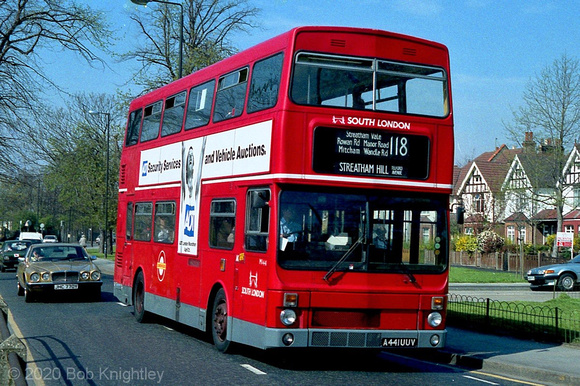 Route 118, South London Buses, M1441, A441UUV, Mitcham