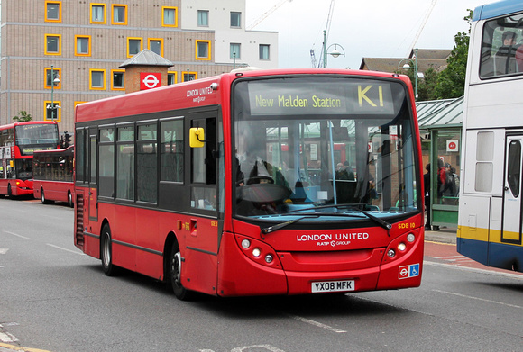 Route K1, London United RATP, SDE10, YX08MFK, Kingston