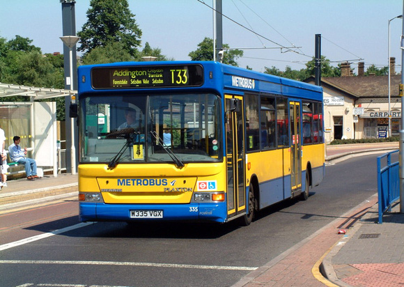 Route T33, Metrobus 335, W335VGX, Croydon