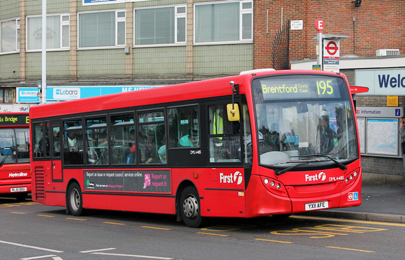 Route 195, First London, DML44185, YX11AFE, Hayes and Harlington